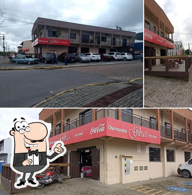 O exterior do Churrascaria Gibas - Joinville