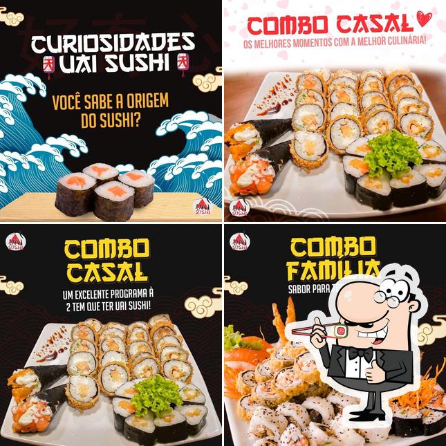 Escolha diversas opções de sushi