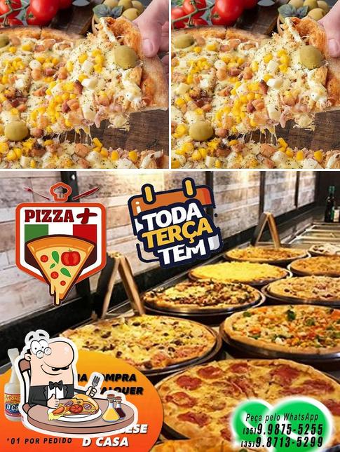 No PIZZA +, você pode pedir pizza