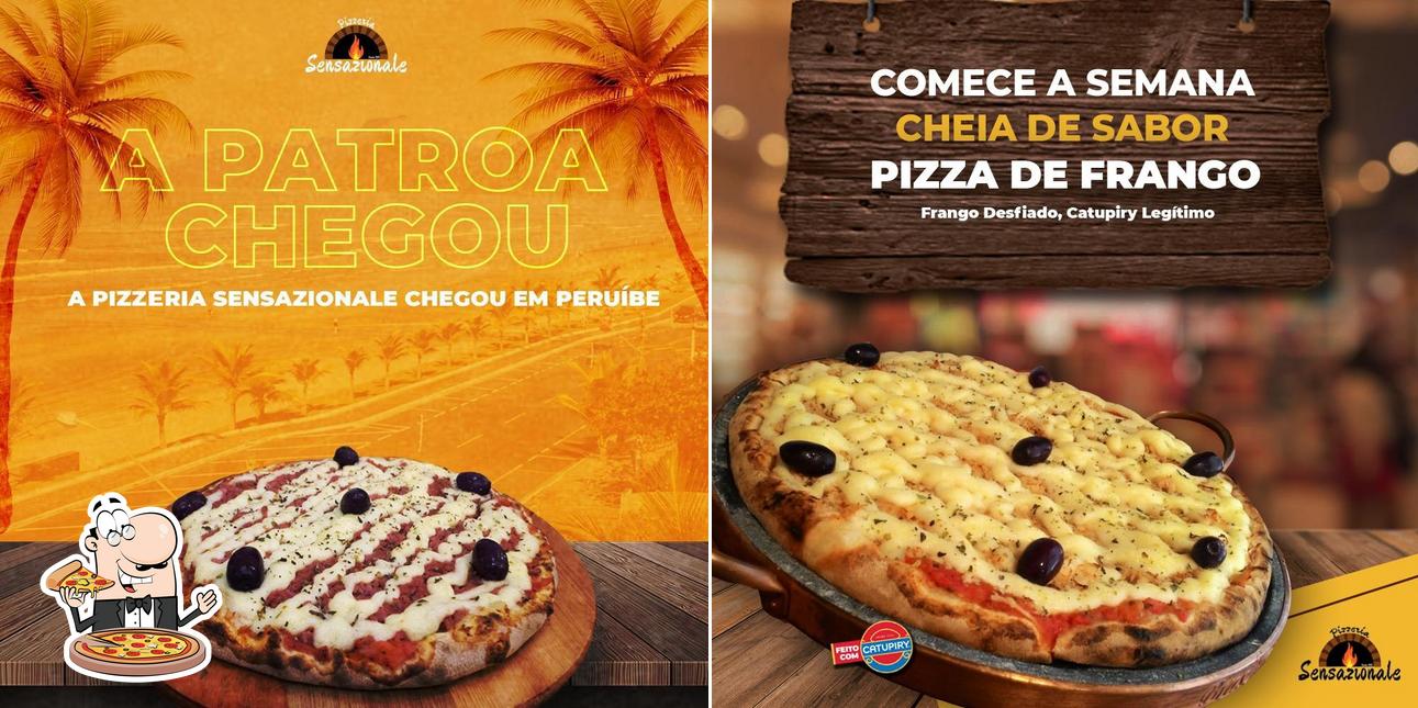 Experimente diversos tipos de pizza