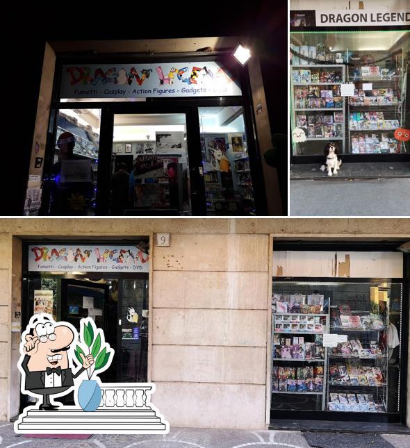 Gli esterni di Dragon Legend fumetti e pub