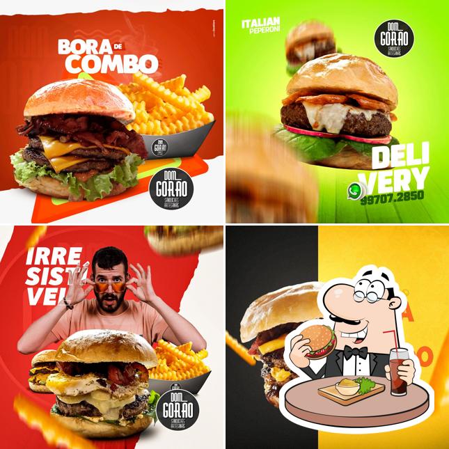 Os hambúrgueres do Dom Gorão irão satisfazer uma variedade de gostos
