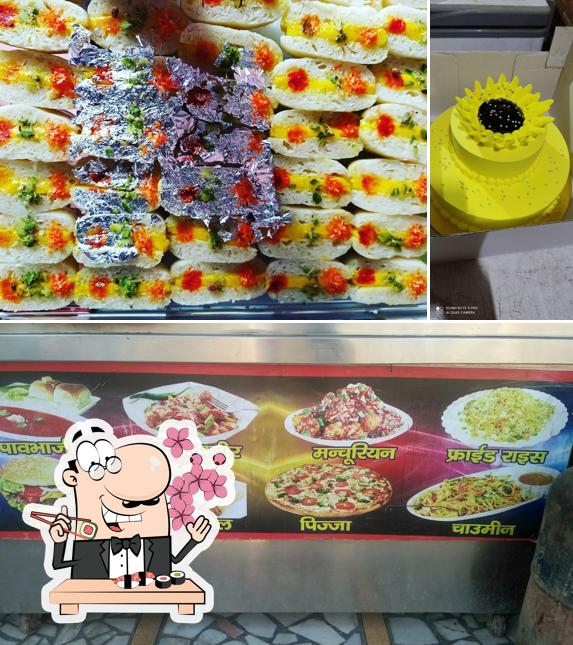 Pick various sushi options