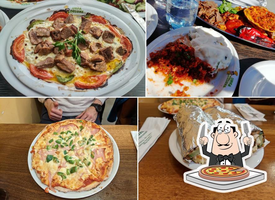 Prueba una pizza en Urfa Deluxe Holzkohlegrill Restaurant