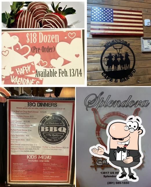 Splendora Cafe & Bbq, 23085 Speed St in Splendora Restaurant menu and