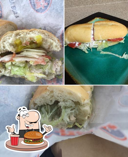 Order a burger at Jersey Mike's Subs