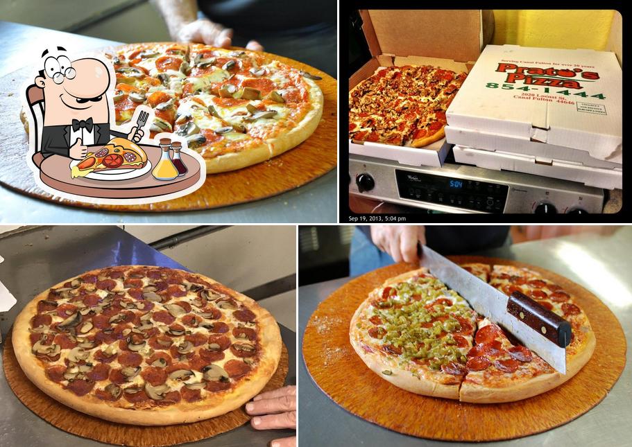 Prato's Pizza in Canal Fulton Restaurant menu and reviews