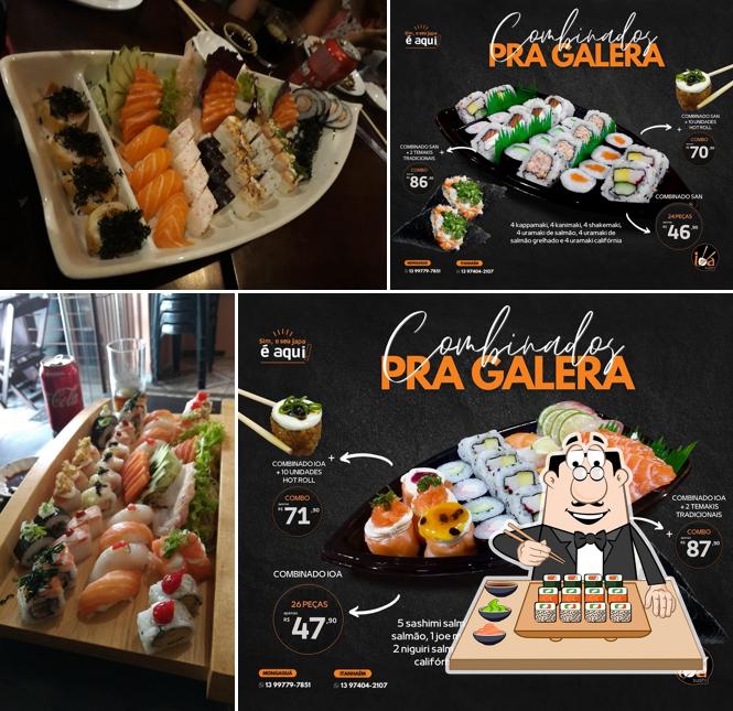 No Ioa Sushi Itanhaém, você pode pedir sushi