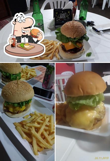 Consiga um hambúrguer no BRUNU'S BURG