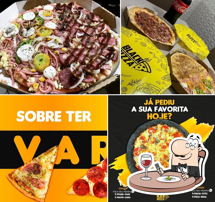 Comida em Black Pizza Pe