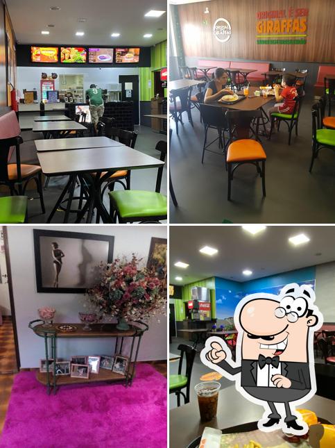 Veja imagens do interior do Giraffas Ceres