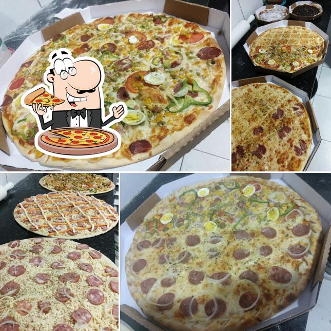 Experimente diversos tipos de pizza