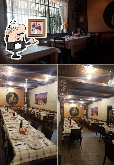 Gli interni di La Locanda di Bacco