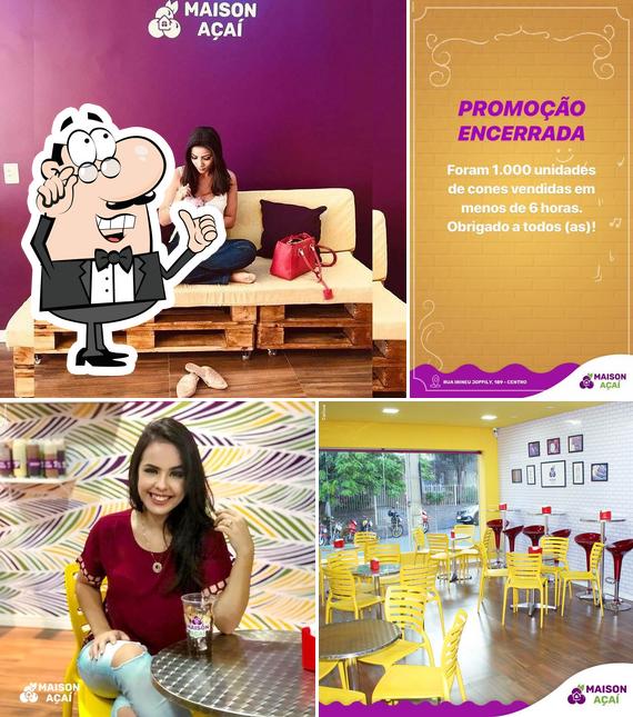 O interior do Casa do Açaí Campina Grande