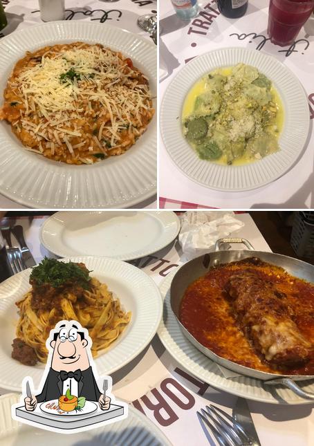 Comida em Trattoria Italia