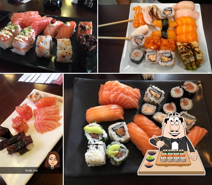 Rolos de sushi são oferecidos por China Tchê