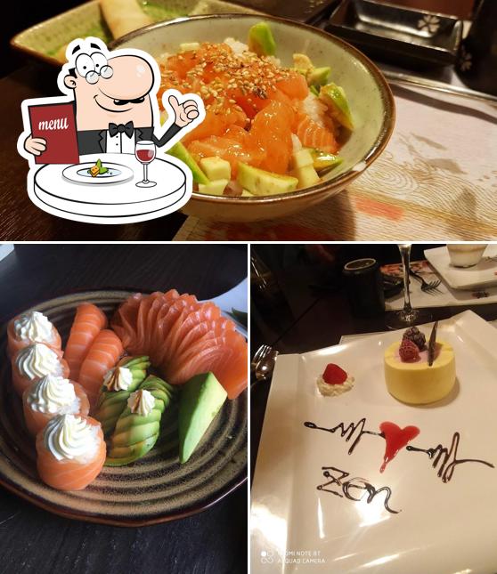 Cibo al Ristorante Giapponese Zen di Xu Enyi