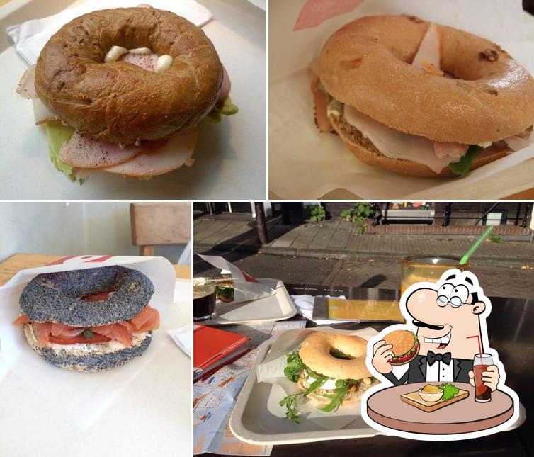 Village Bagels’s burgers will suit a variety of tastes