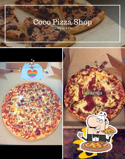 Get pizza at Coco Pizza