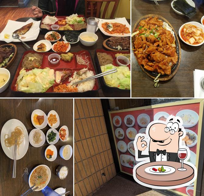 Еда в "Korea House"