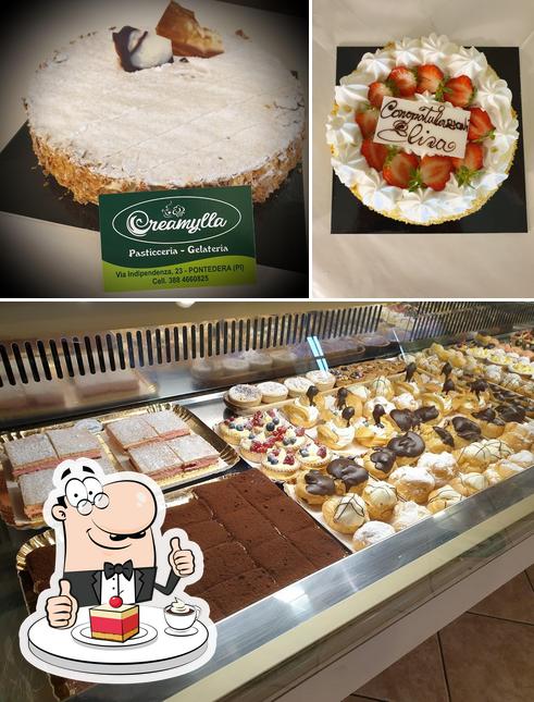 Creamylla Gelateria Pasticceria propose une variété de desserts