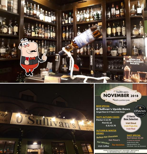 Il est fort sympathique de déguster un verre de vin à O Sullivans Original Irish Gastro Pub