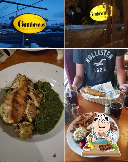 Prenez des repas à base de viande à Gambrinus - Artisan Brasseur & Pub