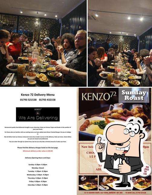 kenzo 72 menu swindon