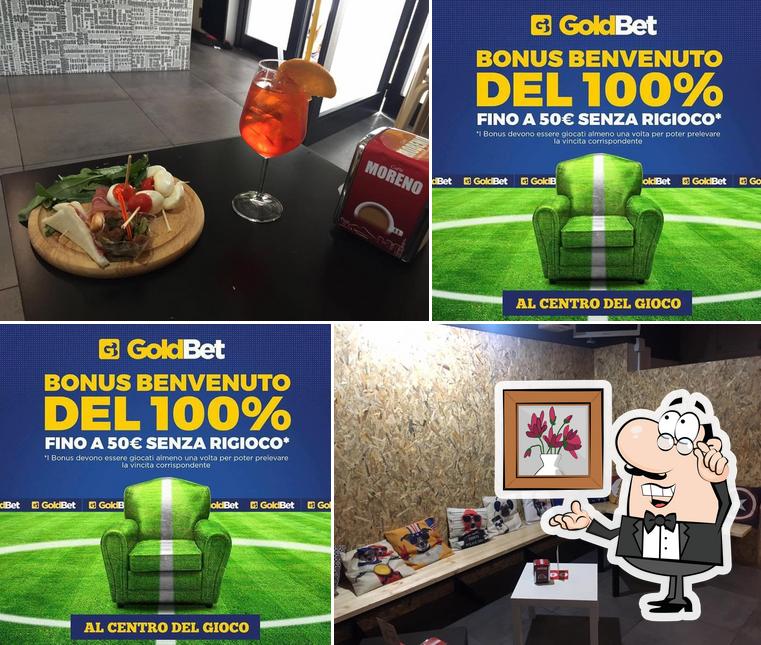 Gli interni di Bar Gioco Aperitivo - Agenzia Goldbet