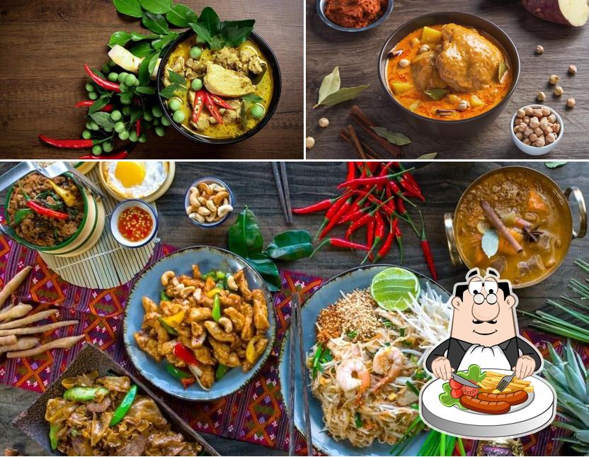 Gerichte im Laaithai thai kitchen takeaway