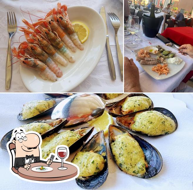 La immagine di cibo e tavolo da pranzo da Ristorante Da Nane