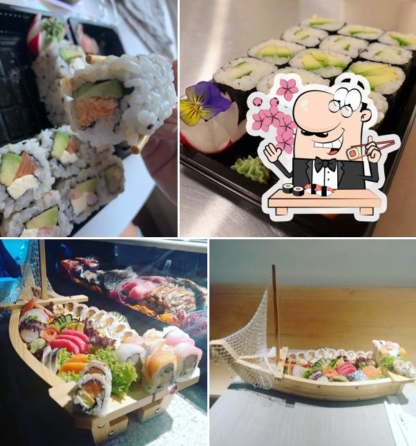 Commandez de nombreuses options de sushi