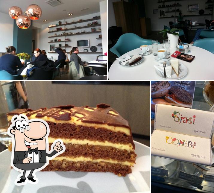 TORTE i to café Vrbanićeva si caratterizza per la interni e cibo