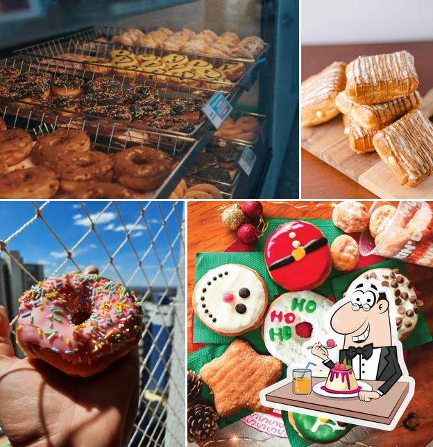 Dunkin' Donuts serve uma variedade de sobremesas