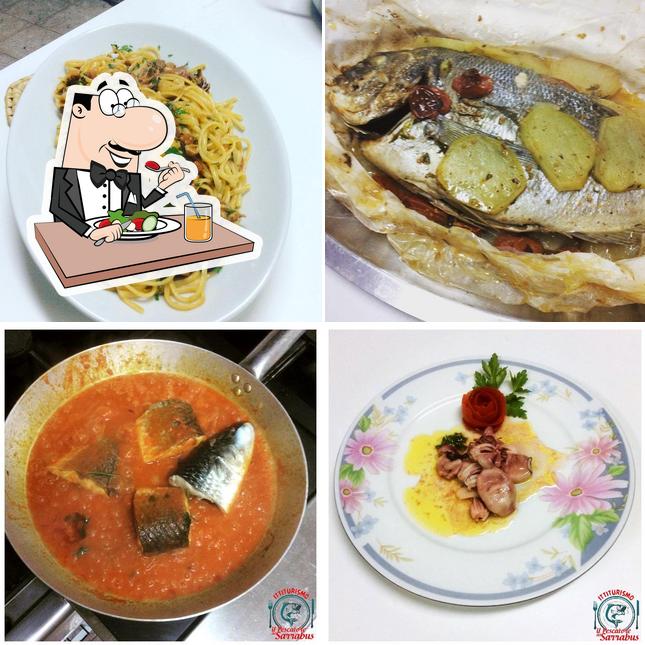 Platti al Ittiturismo Il Pescatore