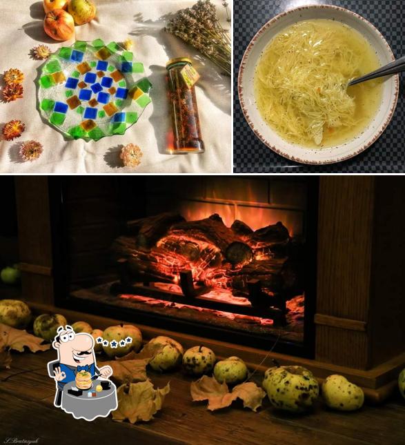 The picture of Starytsa’s food and interior