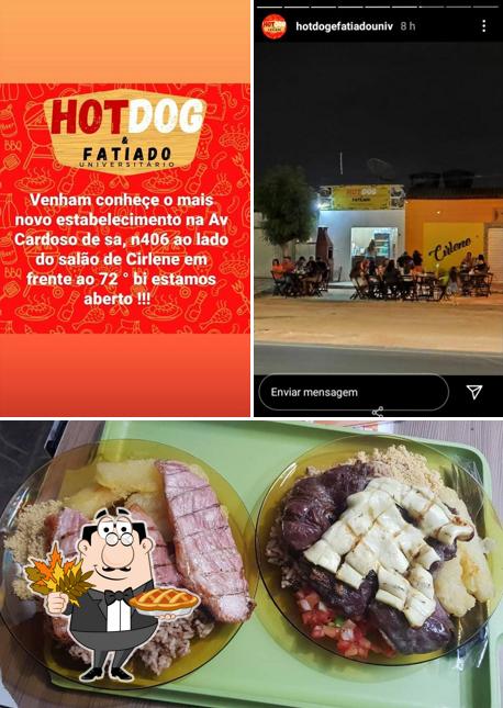 Look at the photo of FATIADO E HOT DOG UNIVERSITÁRIO