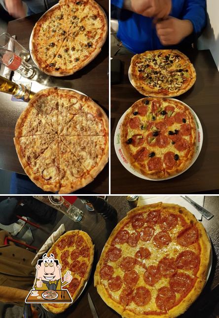 Get pizza at Gelateria Pizzeria Italia GmbH