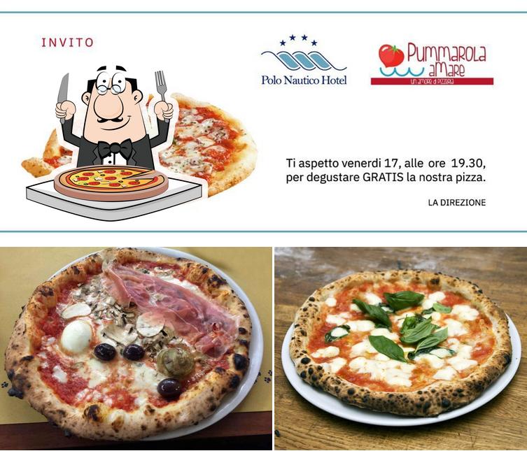 Prenditi una pizza a Ristorante Pizzeria PUMMAROLA A MARE