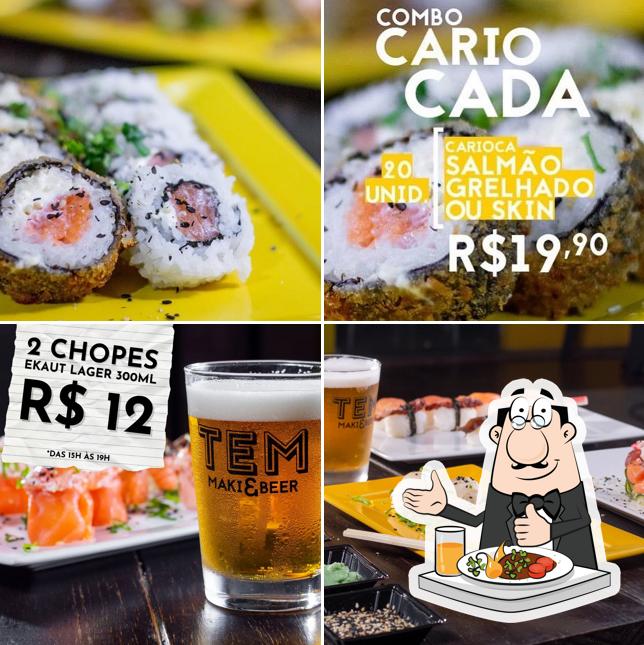 Comida em Tem.Maki&Beer