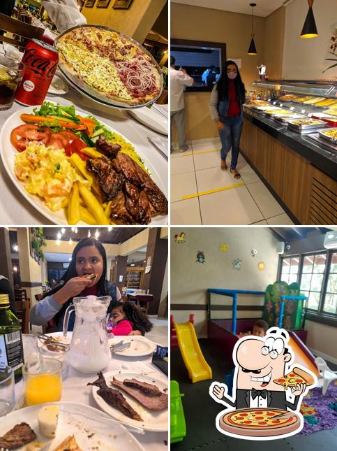 Consiga pizza no Gauchitos Grill