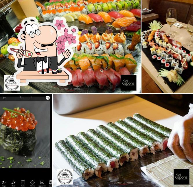 Prenditi le varie opzioni di sushi