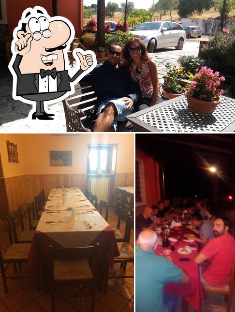 Gli interni di Trattoria El Campaneros