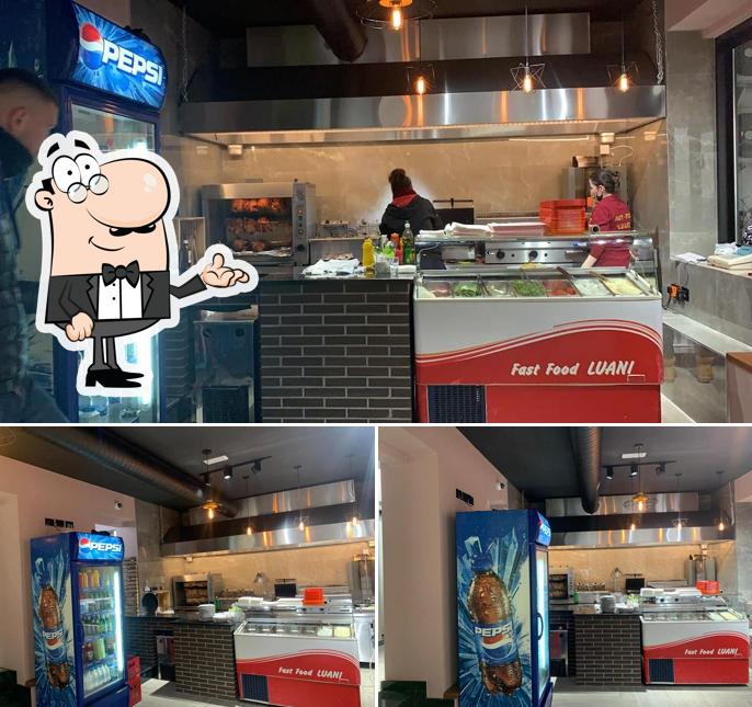 L'intérieur de Fast Food Luani.al