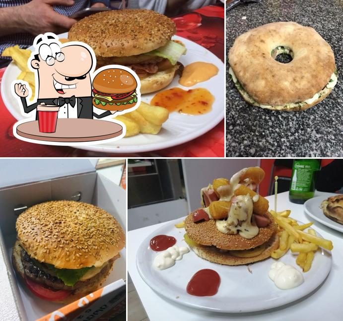 Order a burger at Pizzeria Magic Pizza