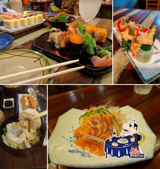 Sashimi en Taberu japanese restaurant