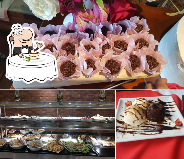 Churrascaria Encantado provê uma seleção de pratos doces