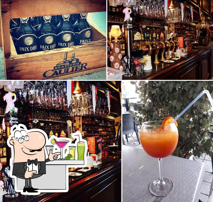 Estas son las fotos que muestran barra de bar y bebida en La Civette