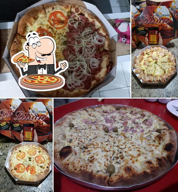 Peça pizza no Pizzaria Lilian