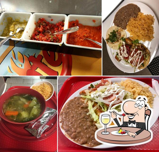 Food at Salsa Caliente Mexican Grill